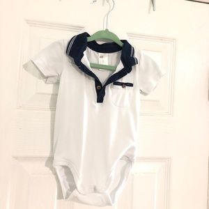 H&M baby boy collard shirt.